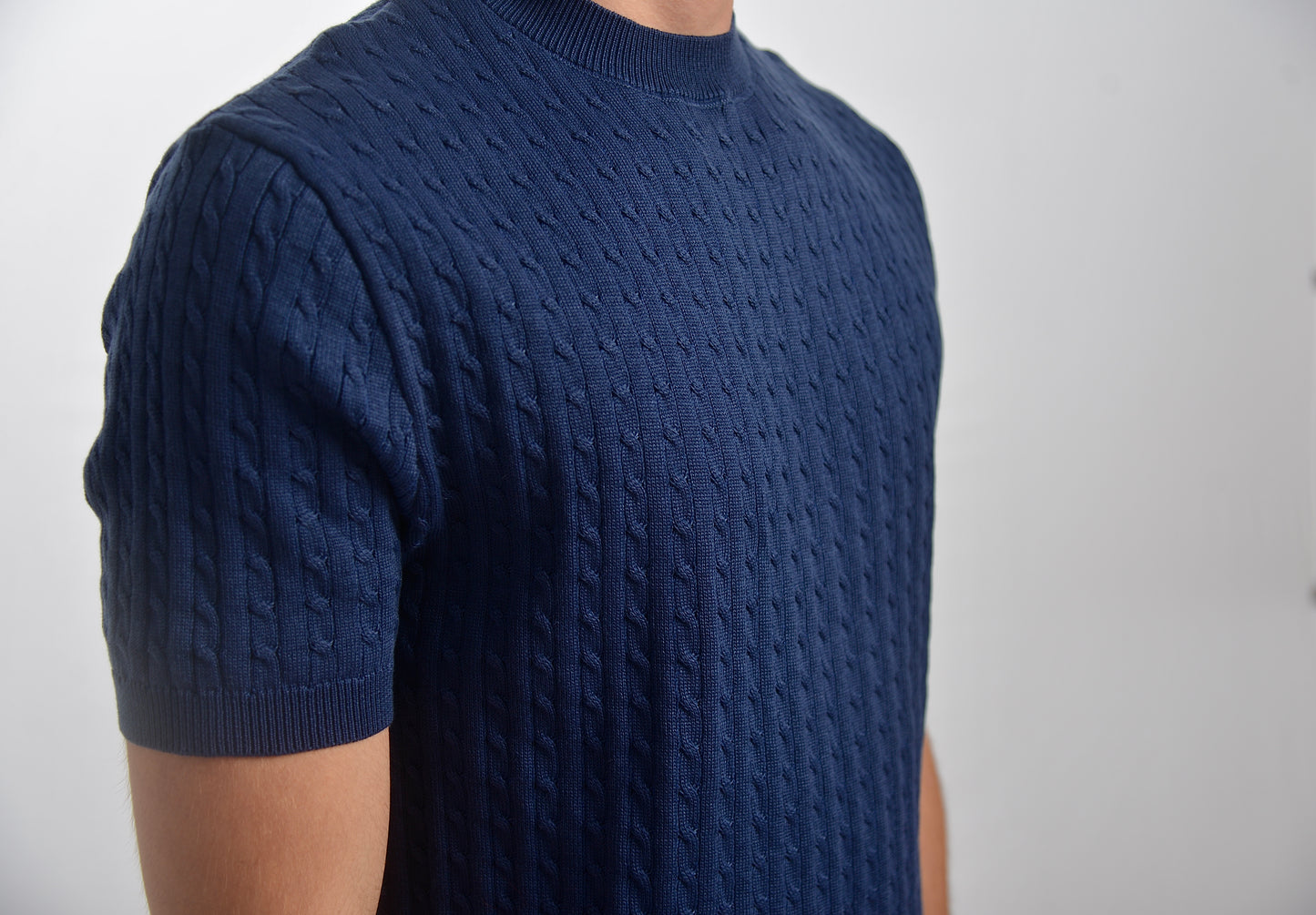Textured Knit T-Shirt