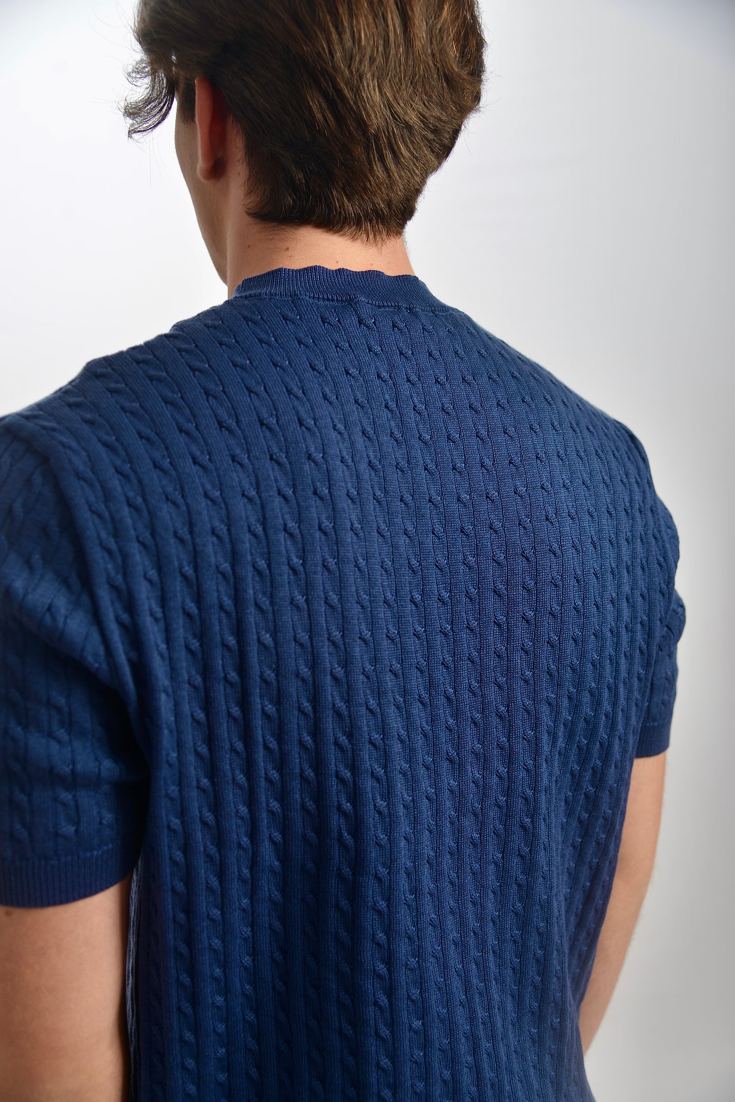 Textured Knit T-Shirt